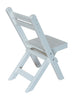 Rear View of A&L Furniture Amish-Made Poly Coronado Folding Bistro Chair