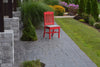 A&L Furniture Amish-Made Poly Royal Dining Chair, Bright REd