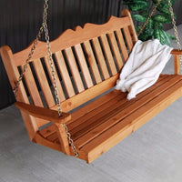 Royal English Porch Swing Option for A&L Furniture Pergola