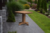 A&L Furniture 33" Square Outdoor Poly Dining Table, Cedar