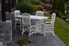A&L Furniture Poly 5pc Classic Dining Set with Rectangular Table