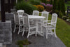 A&L Furniture Poly 7pc Classic Dining Set with Oval Table