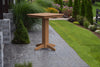 A&L Furniture 33" Square Outdoor Poly Bar Table, Cedar