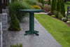 A&L Furniture 33" Square Outdoor Poly Bar Table, Turf Green