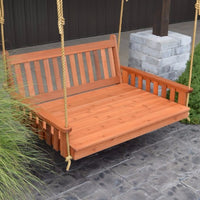 Traditional English Swing Bed Option for A&L Furniture Pergola