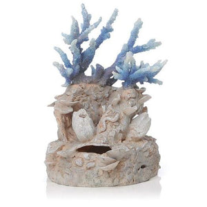 Front view of biOrb® Blue Reef Coral Aquarium Ornament