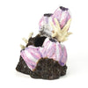 Side view of biOrb® Pink Barnacle Cluster Aquarium Ornament