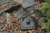 AquascapePRO® Pondless® Waterfall Vault buried for outdoor water feature
