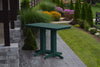 A&L Furniture Amish Outdoor Poly 5' Rectangular Bar Table, Turf Green