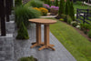 A&L Furniture 4' Oval Amish-Made Poly Bar Table, Cedar
