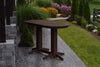 A&L Furniture 6' Oval Amish-Made Poly Bar Table, Tudor Brown