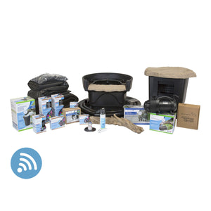 Aquascape® Medium Deluxe Pond Kit with Liner, Biological Filter, Skimmer, Pump & Lighting