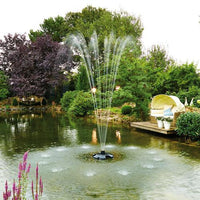 Oase PondJet Floating Fountain on the pond