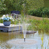 Fountain pump fitted with Oase 1" Vulkan 37-2.5K Fountain Nozzle