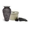 Aquascape® Small Stacked Slate Urn Fountain Kit