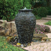 Stacked Slate Fountain made using Aquascape® Medium Stacked Slate Urn Kit