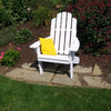 A&L Furniture Amish-Made Pine Kennebunkport Adirondack Chair, White