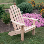 A&L Furniture Cedar Kennebunkport Adirondack Chair, Unfinished
