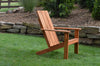 A&L Furniture Cedar Wood Modern Adirondack Chair, Cedar Stain