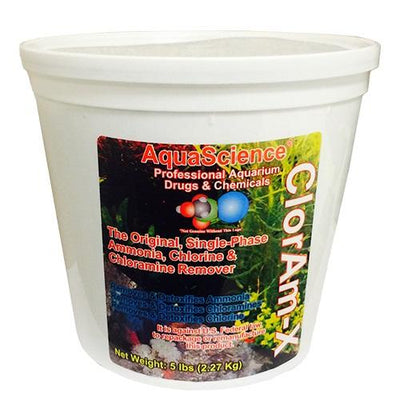 ClorAm-X® Ammonia, Chlorine and Chloramine Remover, 5 Pound Bucket