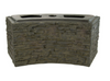 Aquascape® Large Curved Stacked Slate Wall Base