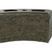 Aquascape® Large Curved Stacked Slate Wall Base
