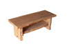 A&L Furniture Blue Mountain Sunrise Thicket Coffee Table, Cedar Stain