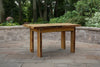 A&L Furniture Blue Mountain Series 5' Rustic Live Edge Autumnwood Picnic Table, Mushroom Stain