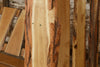 Closeup of A&L Furniture Blue Mountain Rustic Live Edge Appalachian Arbor with Timberland Swing