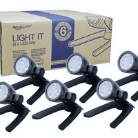 Aquascape® 3 Watt 12 Volt LED Garden and Pond Spotlight, Contractor 6-Pack