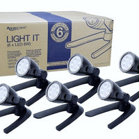 Aquascape® 6 Watt 12 Volt LED Garden and Pond Spotlight, Contractor 6-Pack
