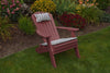 A&L Furniture Co. Amish-Made Folding/Reclining Poly Adirondack Chair, Cherrywood