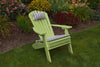 A&L Furniture Co. Amish-Made Folding/Reclining Poly Adirondack Chair, Tropical Lime