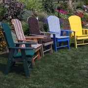 A&L Furniture Amish-Made Poly Upright Adirondack Chairs