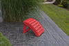 A&L Furniture Folding Poly Ottoman for Adirondack Chairs, Bright Red