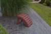 A&L Furniture Folding Poly Ottoman for Adirondack Chairs, Cherrywood