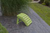 A&L Furniture Folding Poly Ottoman for Adirondack Chairs, Tropical Lime