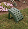 A&L Furniture Folding Poly Ottoman for Adirondack Chairs, Turf Green