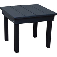 A&L Furniture Amish-Made Poly Hampton End Table, Black