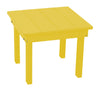A&L Furniture Amish-Made Poly Hampton End Table, Lemon Yellow