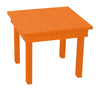 A&L Furniture Amish-Made Poly Hampton End Table, Orange