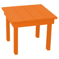 A&L Furniture Amish-Made Poly Hampton End Table, Orange