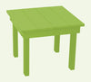 A&L Furniture Amish-Made Poly Hampton End Table, Tropical Lime