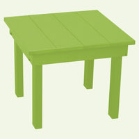 A&L Furniture Amish-Made Poly Hampton End Table, Tropical Lime