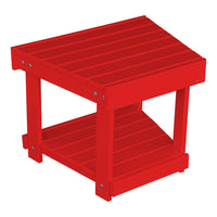 A&L Furniture Poly New Hope Side Table, Bright Red