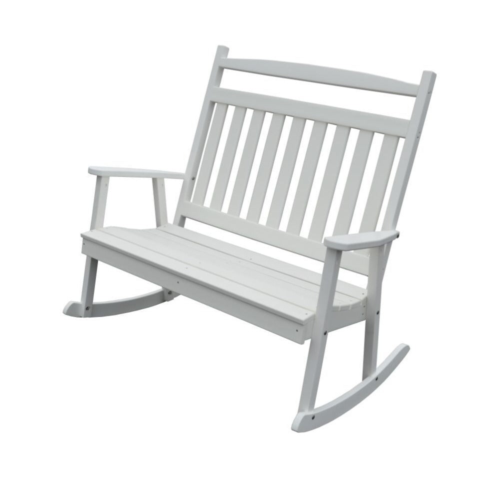 A&L Furniture Co. Poly Double Classic Rocker - Practical Garden Ponds