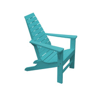 A&L Furniture Amish-Made Poly New Hope Chair, Aruba Blue