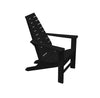 A&L Furniture Amish-Made Poly New Hope Chair, Black