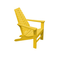 A&L Furniture Amish-Made Poly New Hope Chair, Lemon Yellow