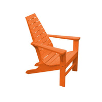A&L Furniture Amish-Made Poly New Hope Chair, Orange